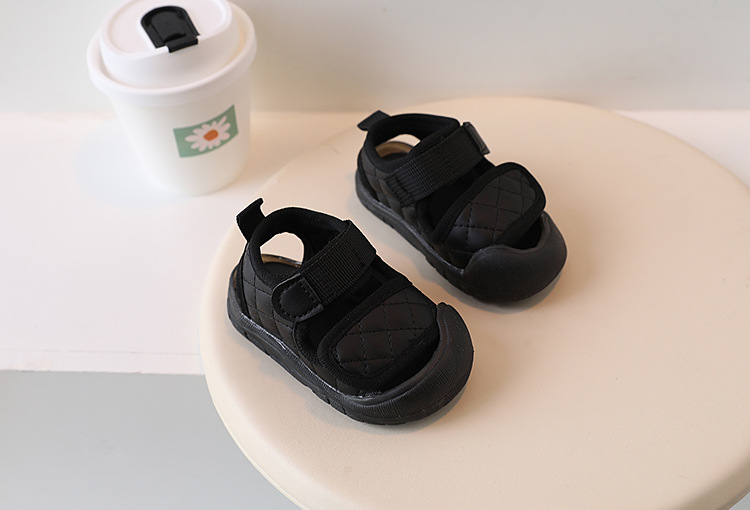 Xiaoxiangfeng Girl Baotou Sandali Walking Baby Suola Morbida Scarpe da Spiaggia per Ragazzi 1-3 Anni_voghion.com