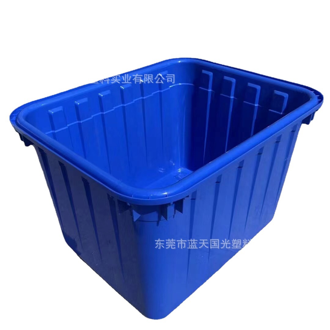 300升加厚全新料水箱 服装厂手推加轮箱 耐摔压水箱 加厚鱼箱