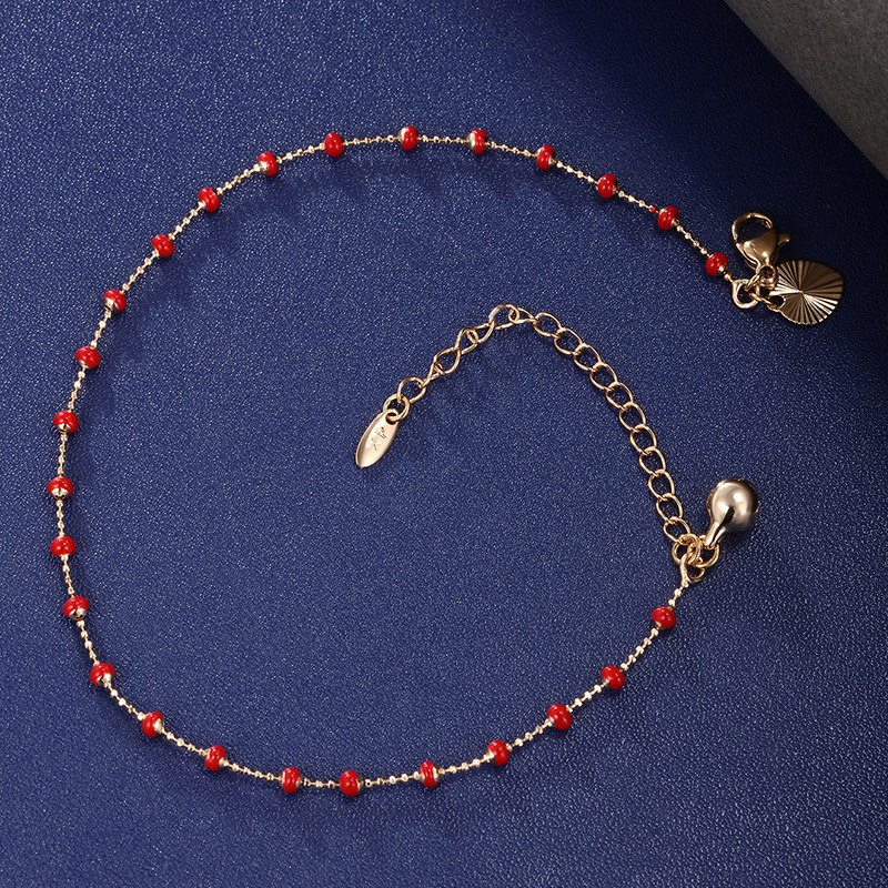 Xuping joyería europea y americana transfronteriza moda colorida moda aceite goteo aleación tobillos mujer simple personalidad playa estilo tobillos