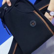 加绒/不加绒裤子女外穿高腰两侧兜妈妈裤子秋冬季保暖时尚一体裤