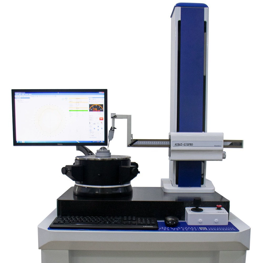 Высокоточный полностью автоматический цилиндрический измеритель центрирования и выравнивания AUBAT-570PRO — с верстаком для автоматического центрирования и выравнивания