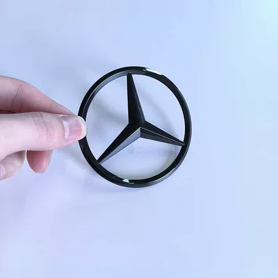 Car logo: C-Class, Beijing Mercedes-Benz C200L/C260L - standard-22-24-c-class-rear-three-prong-mark-black-mark
