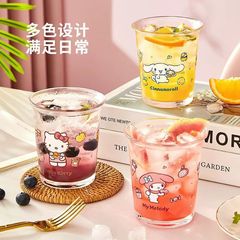 漫画の玉桂犬のグラスのケイティの冷たい飲み物の杯のミルクティーのコーヒーの杯の家庭用の美楽のティーのミルクの杯