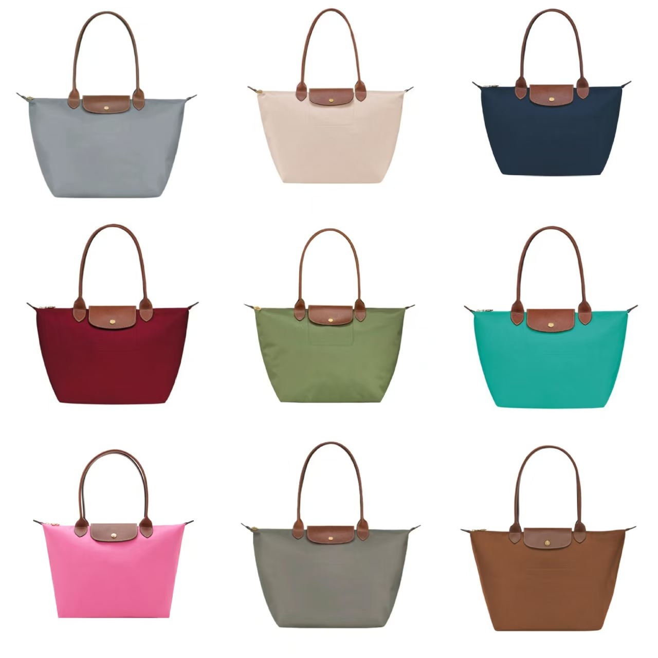 Cross-Border Special 70th Anniversary Nylon Dumpling Bag Handbag Shoulder Bag Large Capacity Commuter Foldable Women's Bag - Thumbnail 3