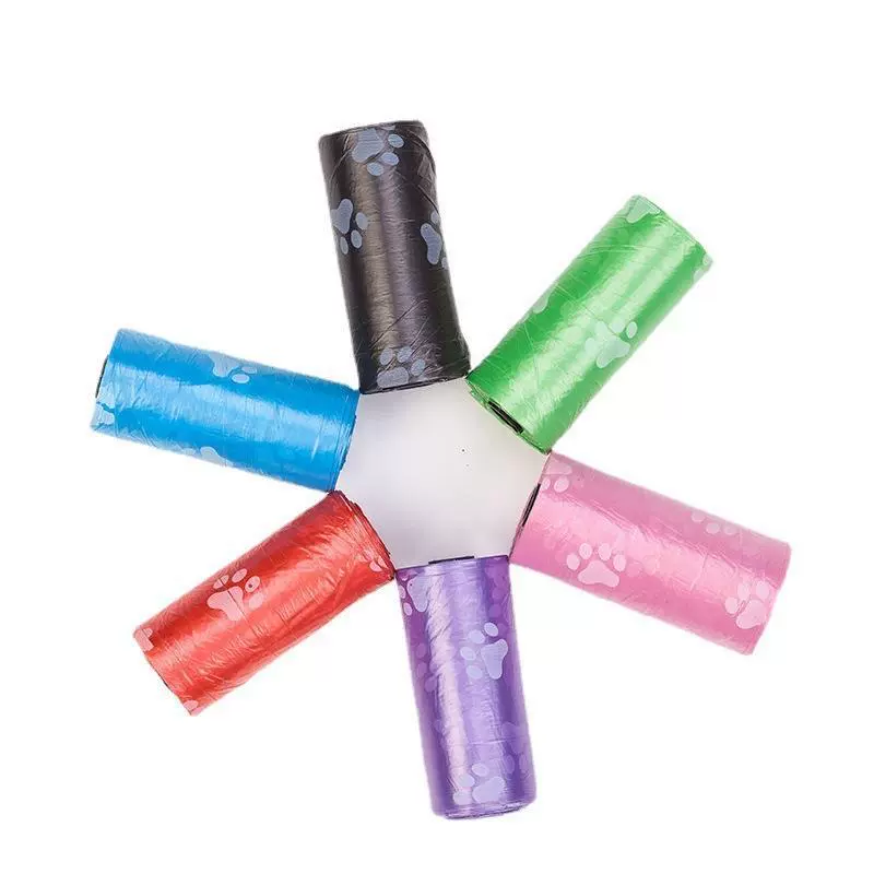 Зоотовары Трансграничный след Сумка для мусора Печатная сумка для сбора собачьей кости Сумка для мусора Настольный мусорный след