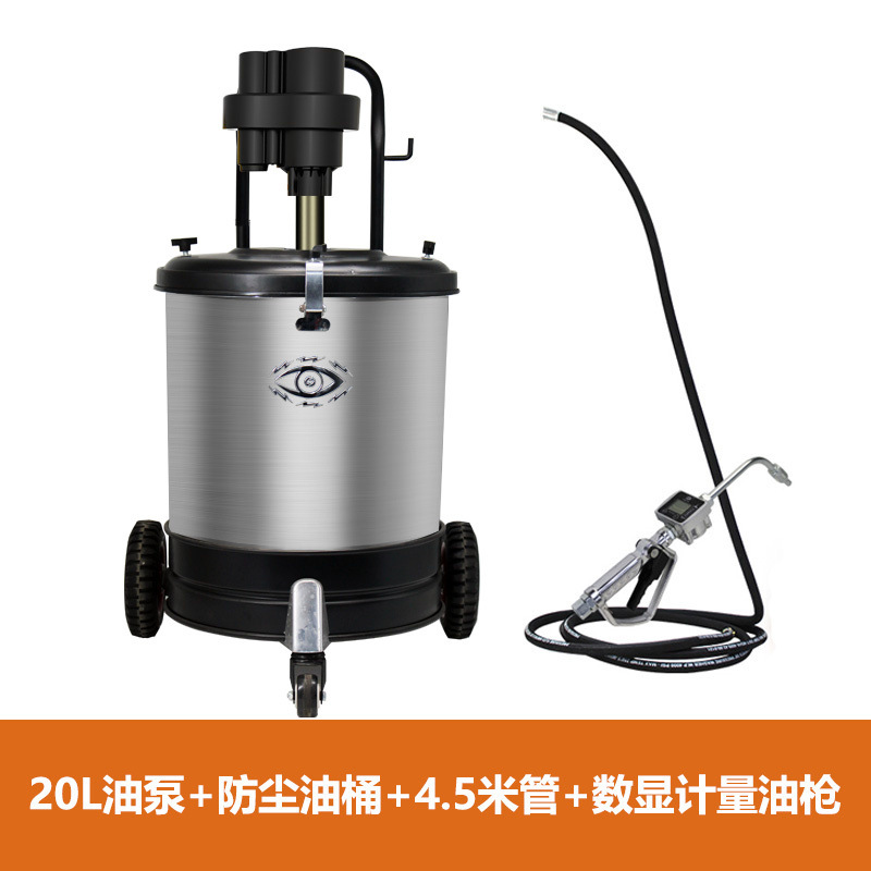 Electro ojo neumático llenador de aceite de engranaje 18 litros diesel dosificación llenado de aceite cuantitativo bomba de bombeo de gran caudal