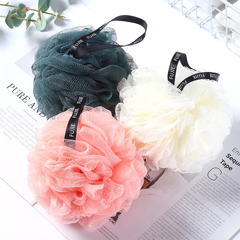 50g large bath bath ball bath ball bath flower cute scrub bubble bath products bath flower bath towel