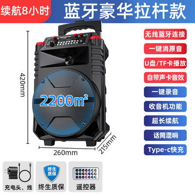 国愛N1スクエアダンス用Bluetoothスピーカー、屋外用ローラースピーカー、屋台販売用、ワイヤレスマイク付きスクエアダンス用スピーカー|undefined