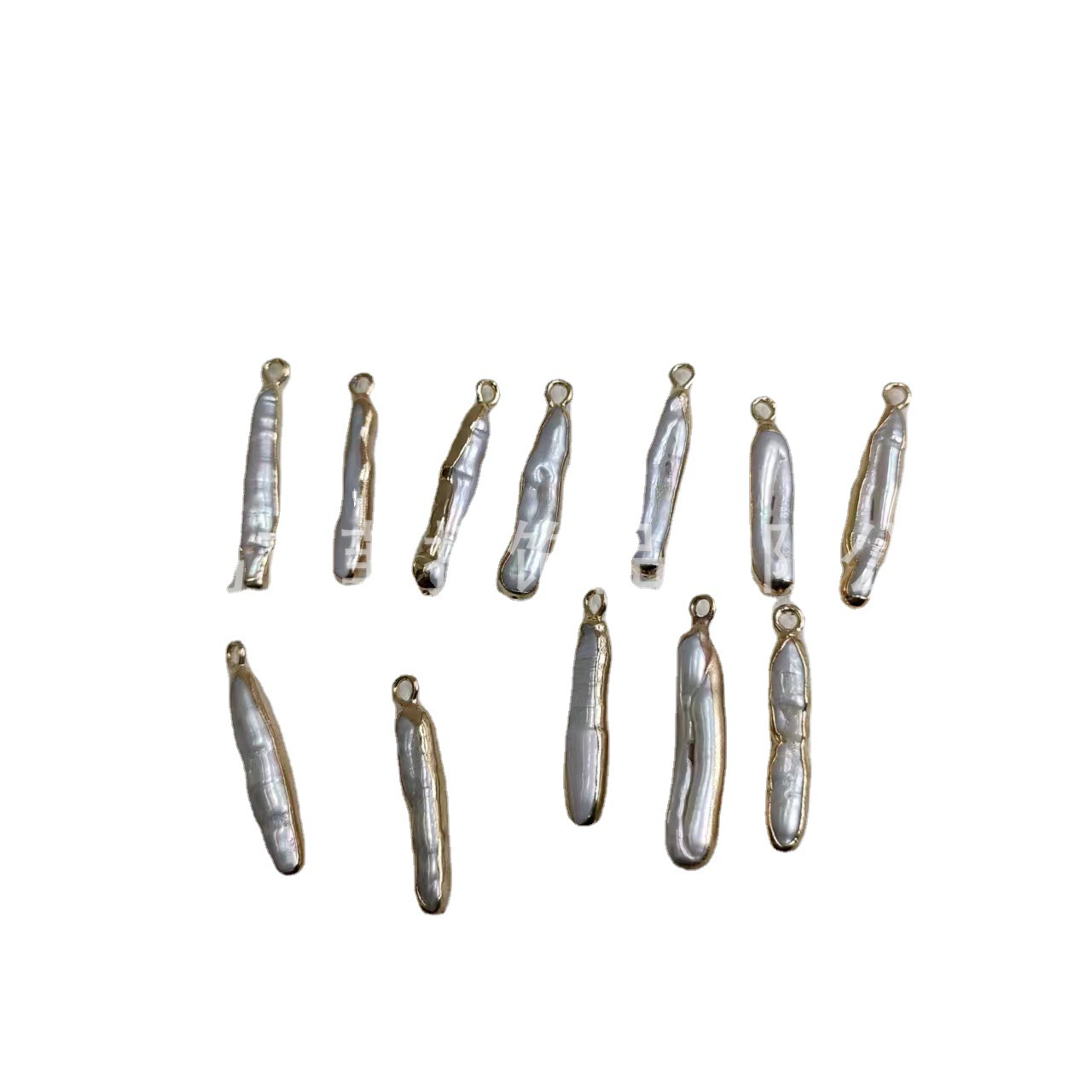 Natural Freshwater Pearl top Golden Bringing Drink Drink Drink Drink Badpigs Irregular Pearl DIY DIY