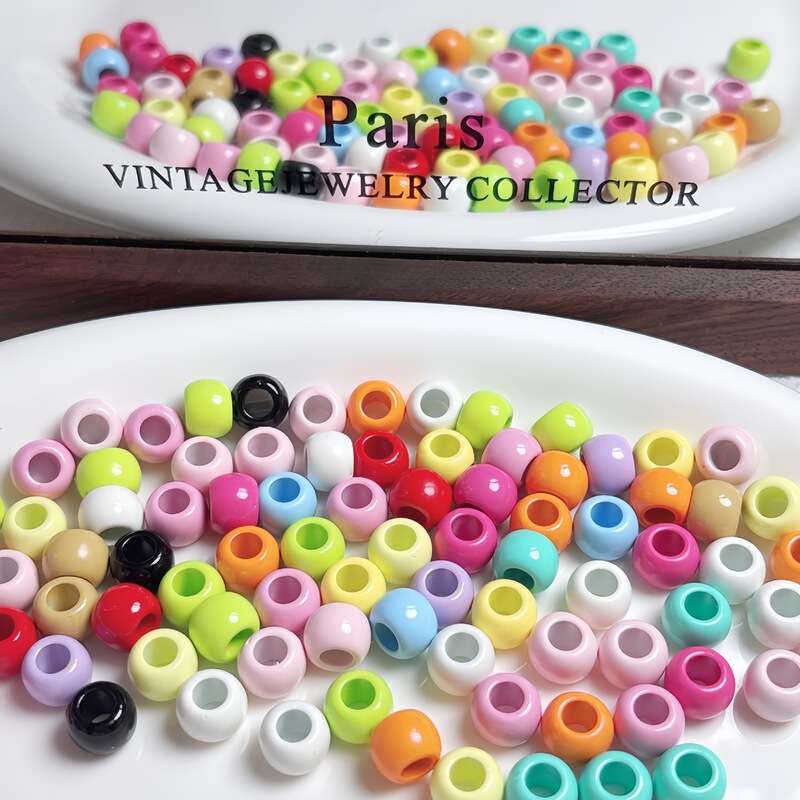 High Saturation Baked Paint Beads 6/8/10 Colorful Round Beads Loose Beads DIY Phone Chain Bracelet Materials Accessories High Saturation Baked Paint Beads 6/8/10 Colorful Round Beads Loose Beads DIY Phone Chain Bracelet Materials Accessories