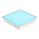 LED Square Floor Tile Light Waterproof Gravity Human Body Induction Floor Light Foot RGB Sound Colorful Luminous Buried Light