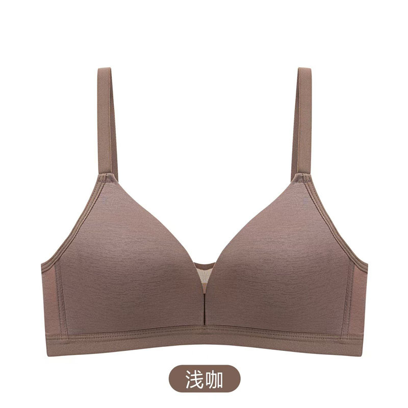 Comercio exterior transfronterizo simple sin marca ropa interior pequeño pecho sin anillo de acero respirado delgado sujetador de mujer 7828# en stock
