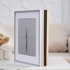 Thin-Edged Electroplated Aluminum Alloy Picture Frame Puzzle Frame 16-inch 24-inch Large Photo Frame Wall Hanging Elevator Poster Framing Outer Frame