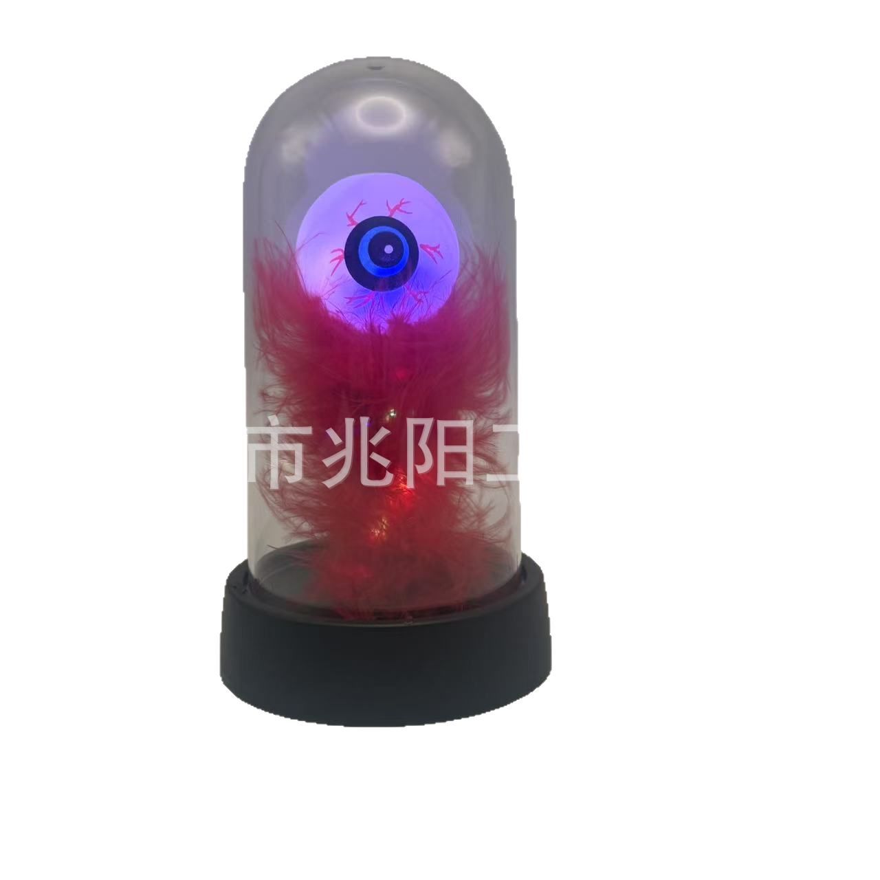 Fabricante de Halloween campana transparente LED luz nocturna decoración de ambiente adornos luminosos iluminan lindos fantasmas fantasmas