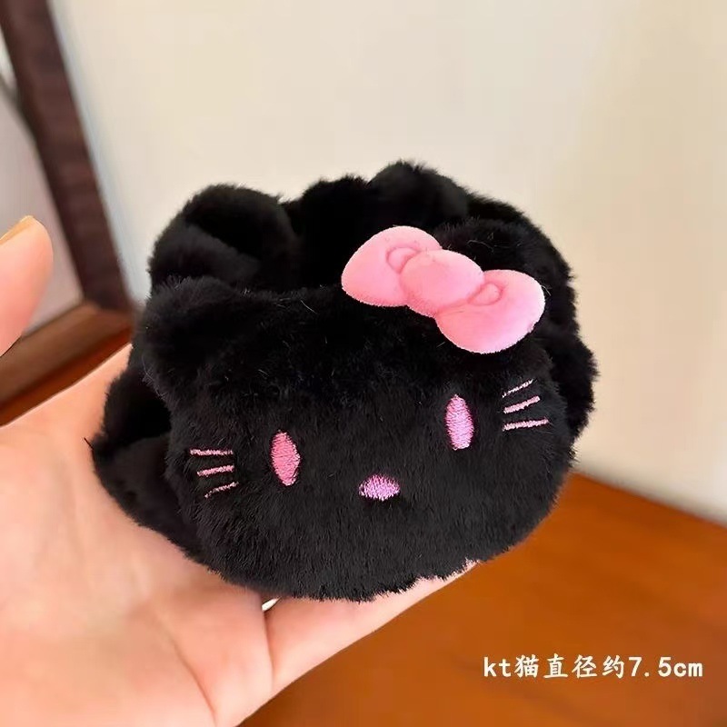 漫画人形ぬいぐるみレッサーパンダヘアピンサイドクリップ大型BBクリップヘアアクセサリーヘアピンメイクアップクリップぬいぐるみ|undefined