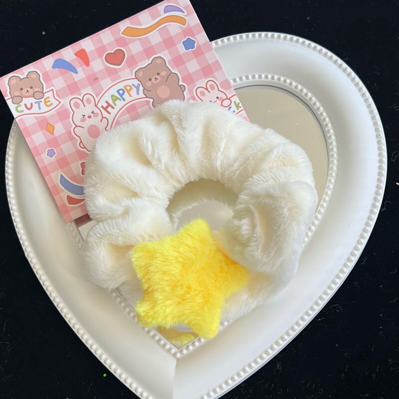 法式复古方巾大肠发圈女高级感甜美发绳头饰超大号扎马尾头绳发饰|undefined