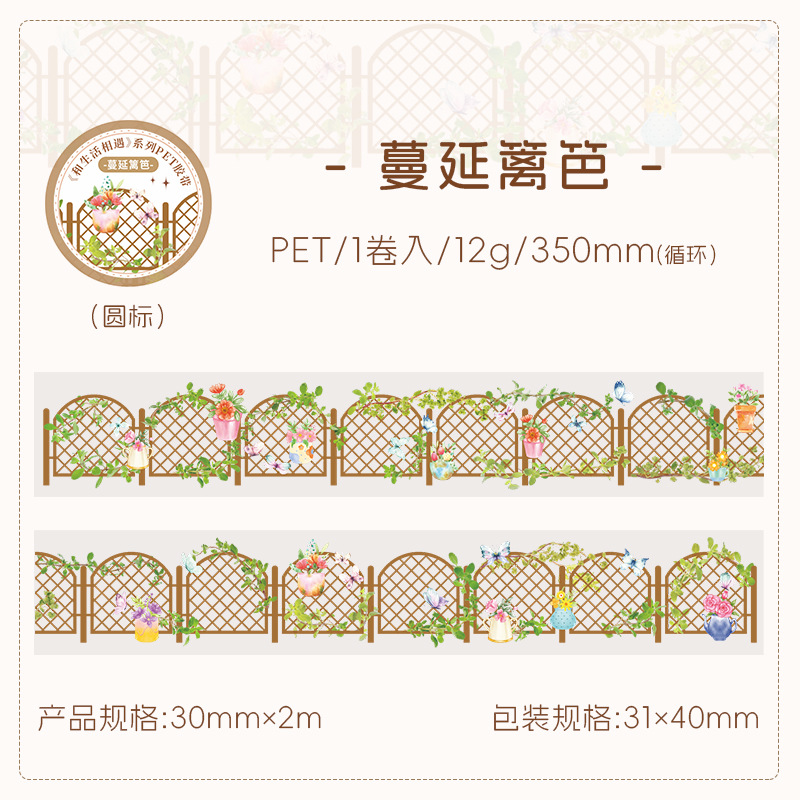 Ketchup Girl PET Retro Personaje Cintas y la vida encuentran la serie de libros de mano DIY material de decoración cinta adhesiva