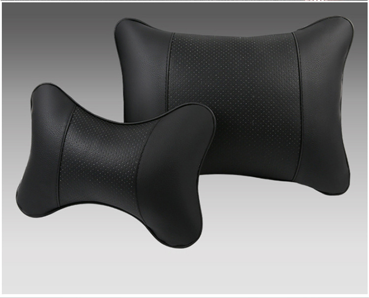 Car Headrest, Car Seat Neck Pillow, Car Lumbar Support Pillow, Backrest Bone Pillow, Car Logo, High Elasticity