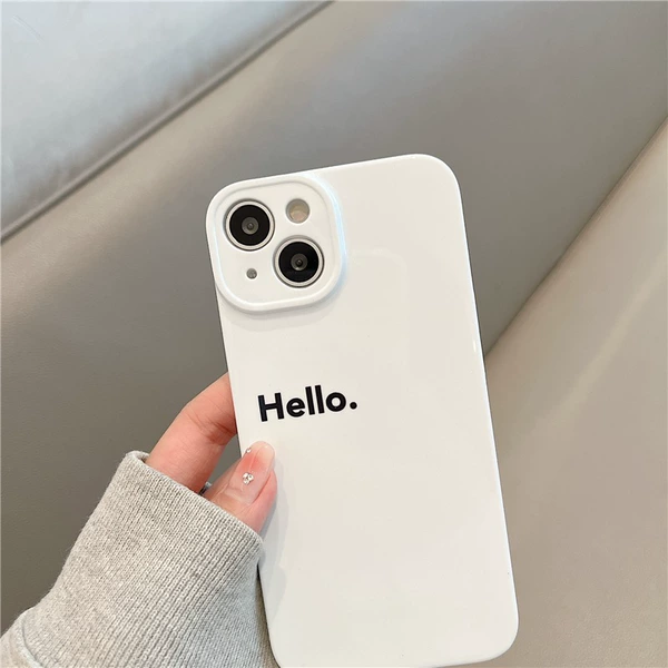 Film all-inclusive hard case-white English HELLO