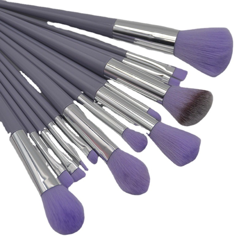 Juego al por mayor de 13 brochas de maquillaje con bolsa de terciopelo ultrasuave, juego completo de 13 brochas de maquillaje verdes para todas las temporadas, herramientas de belleza.