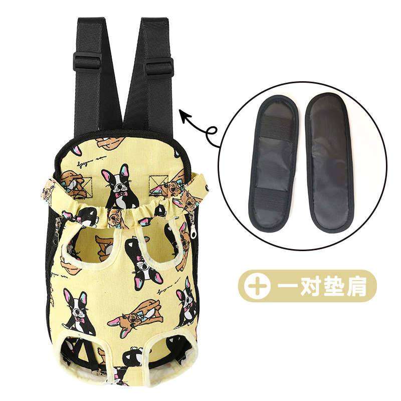 Mochila universal para perros y gatos explosivos, bolsa para mascotas, peluche portátil, bolsa para el pecho para mascotas Yorkshire, mochila para mascotas