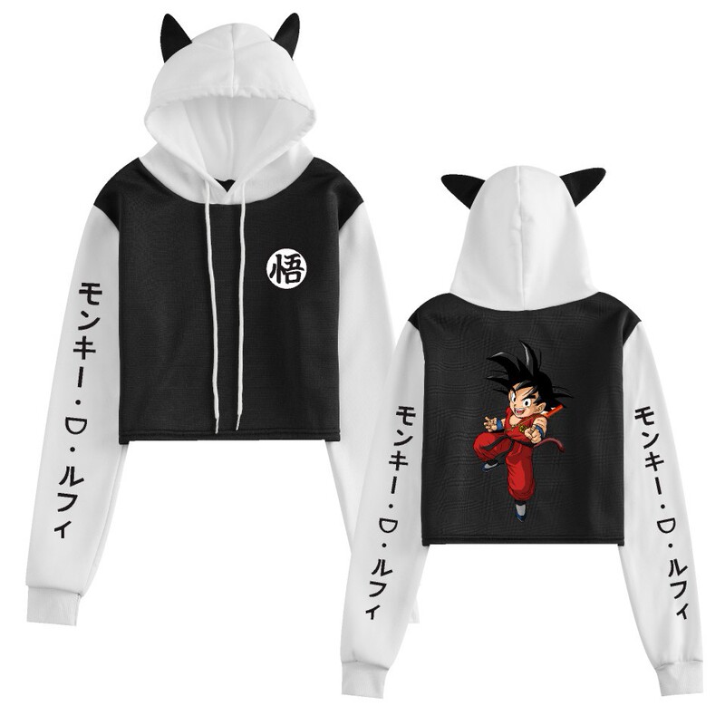 Dragon Ball Dragon Ball Super Blue Vegeta spring/summer pullover thin women's hooded sweater cross-border