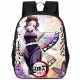 Demon Slayer Schoolbag Ghost Extinction Blade Pillar Training Student Schoolbag Large Capacity College Style Backpack Schoolbag
