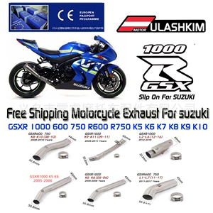 Motosiklet səsboğucu borusu Gsxr 1000 600 750 K5 K6 K7 K8 K9 K10 orta hissə