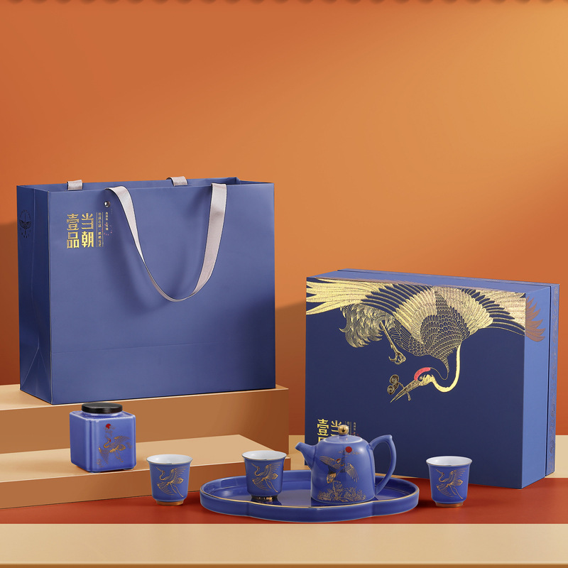 上古茶具套装家用高档办公室轻奢中式陶瓷茶壶茶杯小功夫泡茶神器|ru