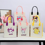 可爱卡通毛毡手提包多个款式可选 大容量便携收纳包 学生手提包包