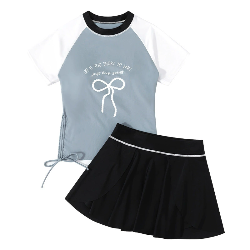 Split swimwear, fashionable skirt, fitted, high-quality style