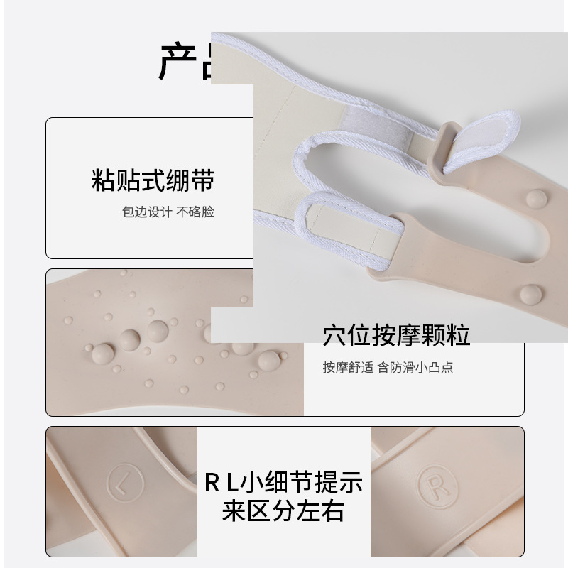 スポット卸売シリコーンプルアップマスク PU レザー v フェイス包帯物理的なリフティング二重あごフェイススカルプト|undefined