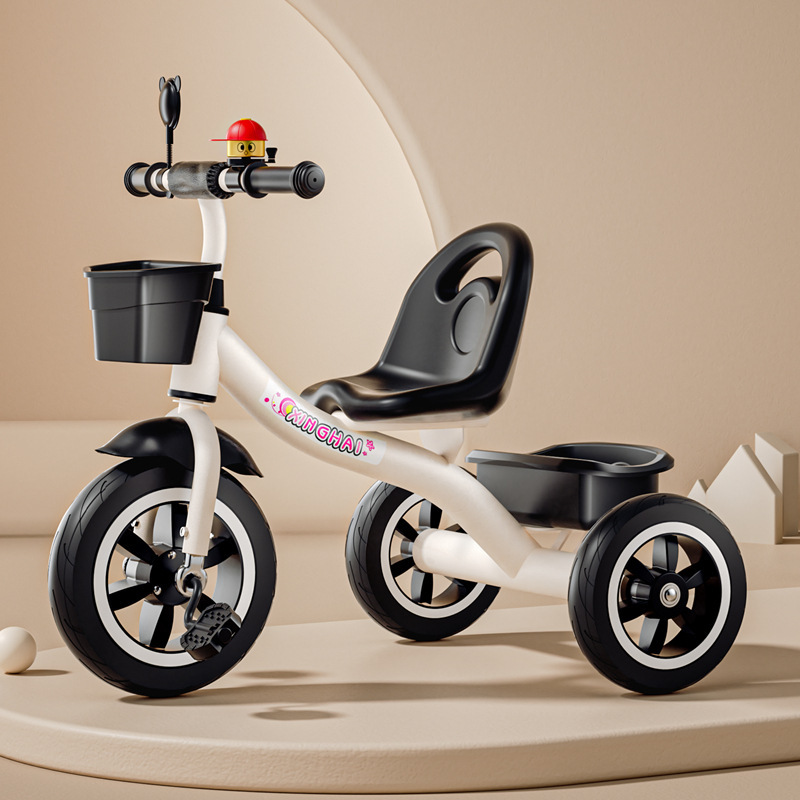 Triciclo infantil 1 - 3 - 2 - 6 años de edad, carro de bebé grande, bicicleta, carro de jardín de infantes image 20