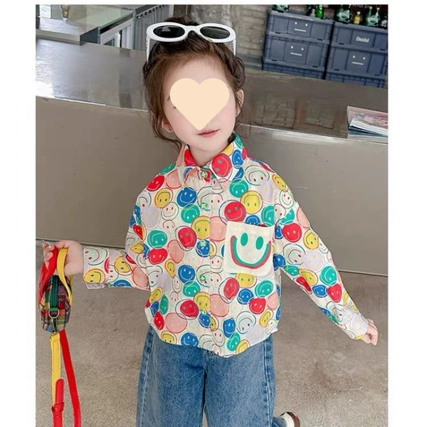 Colorful smiley shirt