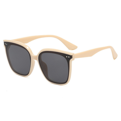 Sunglasses for women, high-end ins sunglasses for men, trendy  new anti-UV fashion, big face, slimming summer