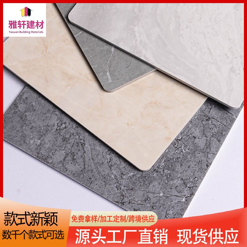 UV板防水仿大理石专用墙板艺术背景墙鎏金板石塑面板防火板外贸