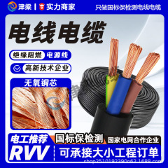 工場直販 RVV 難燃性シース電源コード 3 芯 6 平方ワイヤー国家標準銅コア屋外プラグインケーブル