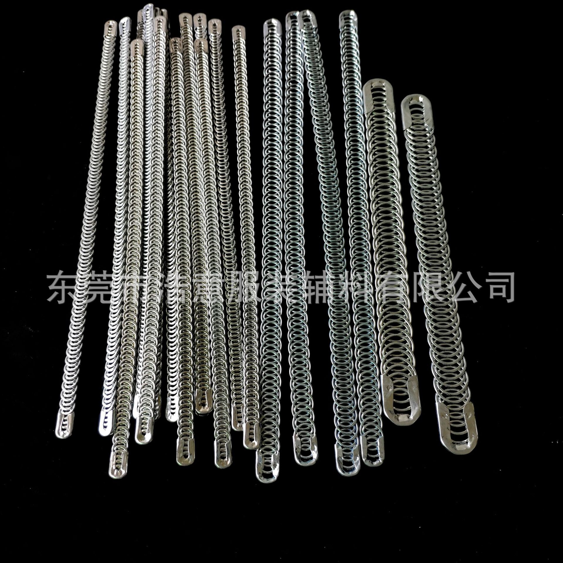 弹力持久不易变形鱼鳞钢骨 金属鱼骨 镀锌钢骨 弹簧钢骨条