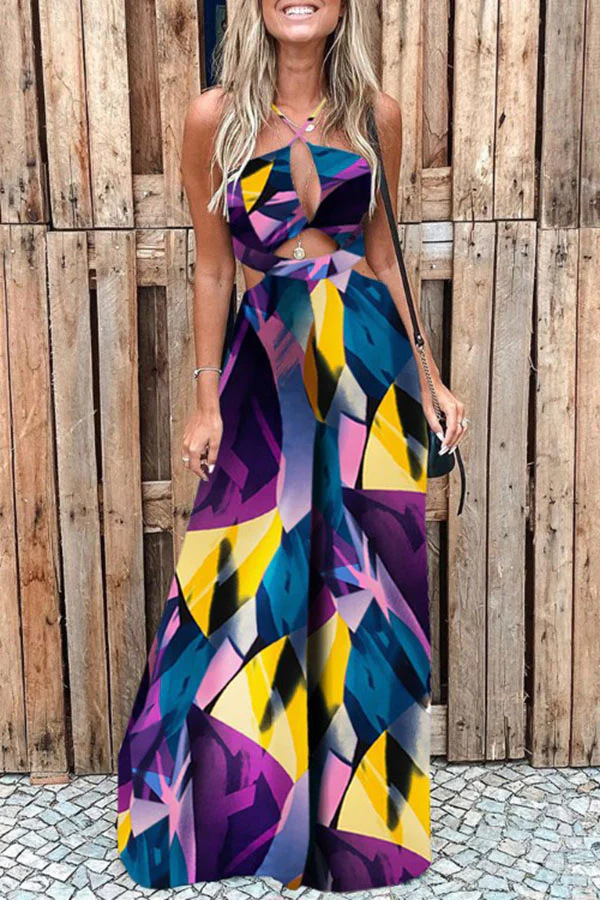 175g Weight Full Length Pants Length Nylon Fabric Type High Waist Waist Line Daily Occasion Breathable Function Slim Fit Type Plant Pattern Summer Season Women'S Gender Printing Design Retro Style Women'S Daily Retro Plant Full Length Printing 3