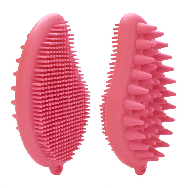El artefacto de baño doméstico multifuncional cepillo de baño de silicona cepillo de lavado de cabello para niños en uno no daña la piel
