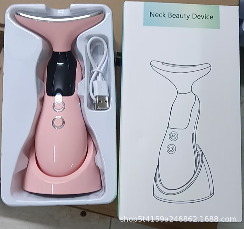 国境を越えた人気のカラフルなライトベースのネック美容器具、ネックマッサージ器具、温湿布ネックライン美容器具、マッサージ器具|undefined