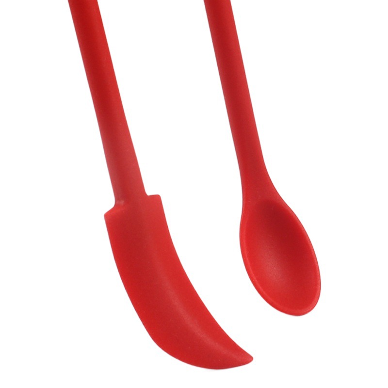 Nuevos cosméticos creativos Mini de silicona de doble cabeza pequeña punta raspador traje de mermelada raspador espátula de cocina de 3 piezas