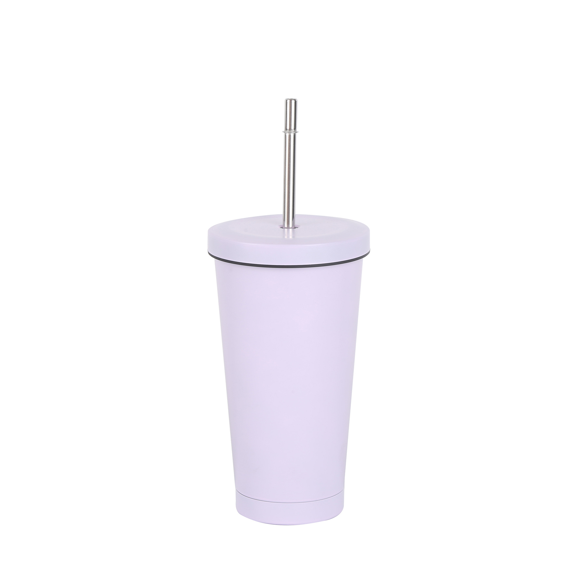 Taza de paja de acero inoxidable de color gradiente de gran capacidad taza de café taza de vacío de doble capa taza de aislamiento de calor taza de té de leche casual