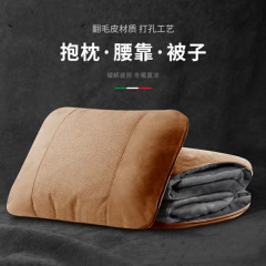 多功能汽车抱枕被子两用午休毯子车载通用抱枕可折叠奔驰宝马奥迪