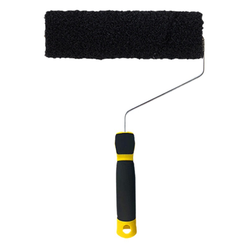 Nueva masilla rodillo cepillo bandeja esponja napping textura rodillo diatomeas barro pared exterior pintura elástica herramienta de construcción