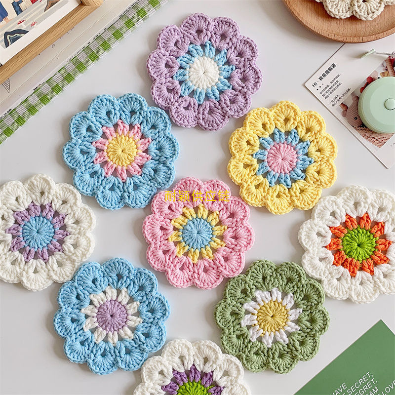 手工杯垫隔热垫零基础新手入门勾毛线牛奶棉钩针编织材料包其他