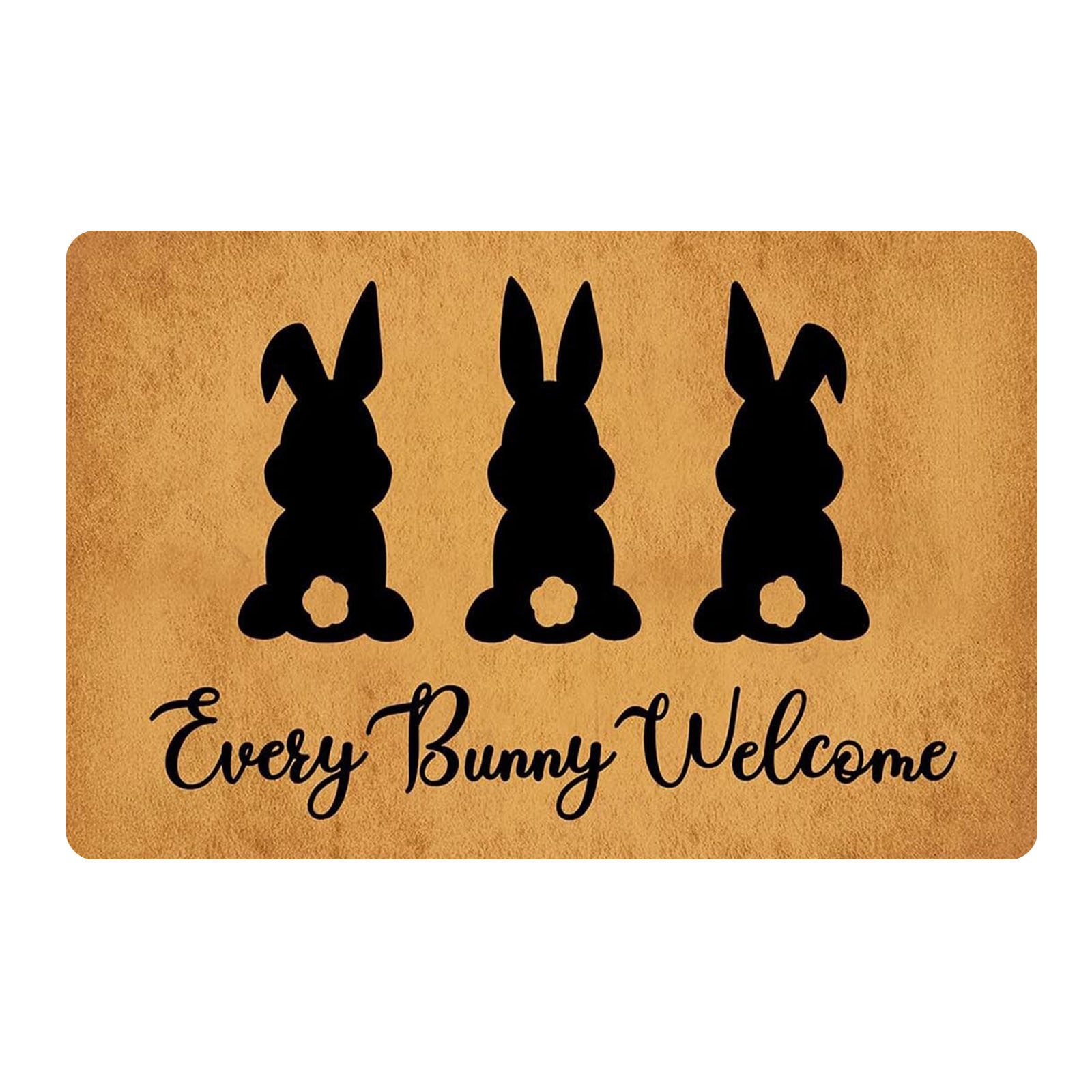 Transfronterizo de Amazon conejo de Pascua alfombra de piso decorativa Flor de camión alfombra de puerta de interior y exterior alfombra de pie de pasillo al por mayor