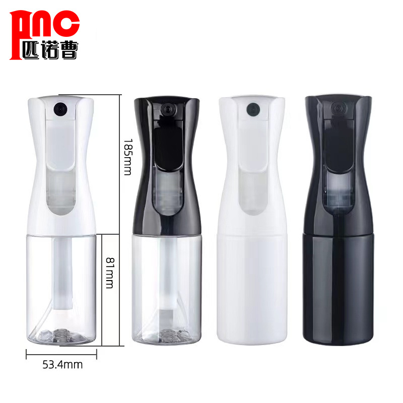 Botella pulverizadora recargable de alcohol desinfectante, botella pulverizadora continua para jardinería, hidratación, niebla fina, botella transparente recargable continua, botella sellada