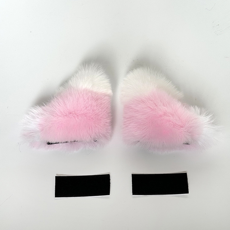 Universal – Auto Parts and Accessories Electric Bike Ski - gradient-color-1-pair-pink-white
