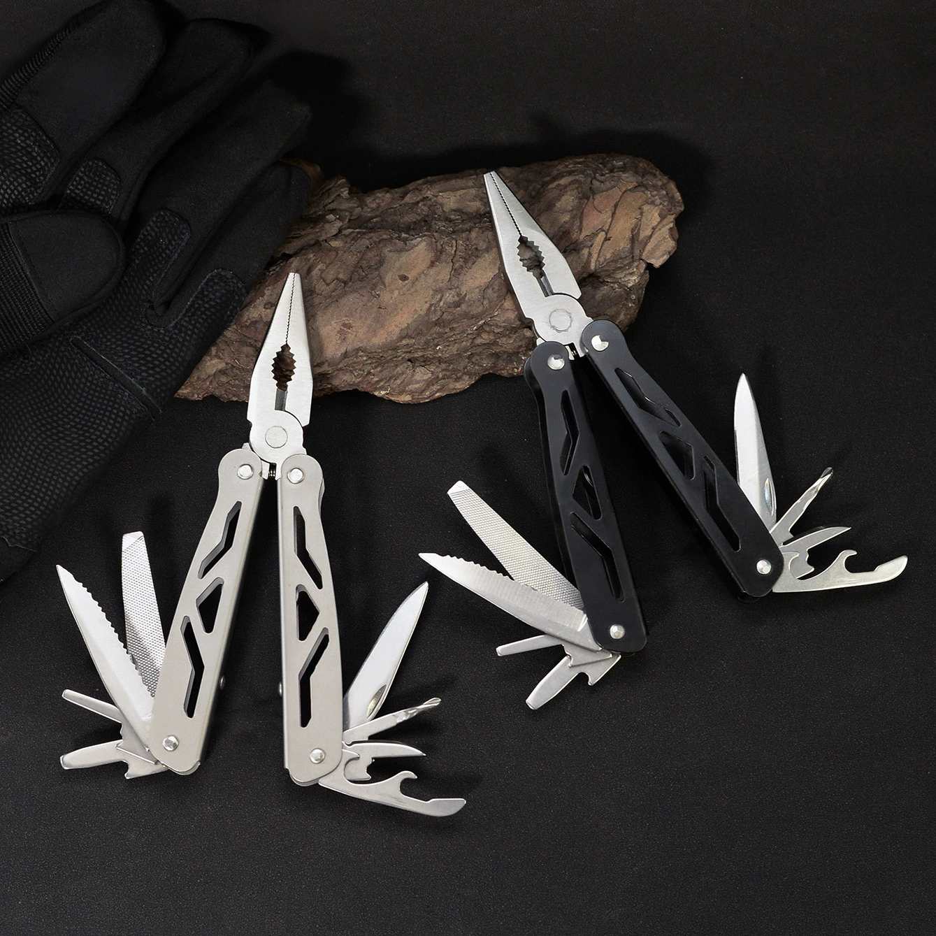 Многофункциональные плоскогубцы, складные уличные аварийные плоскогубцы, складные плоскогубцы для кемпинга, многоцелевой велосипедный инструмент, многофункциональный